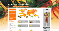 Desktop Screenshot of cocinadelmundo.com